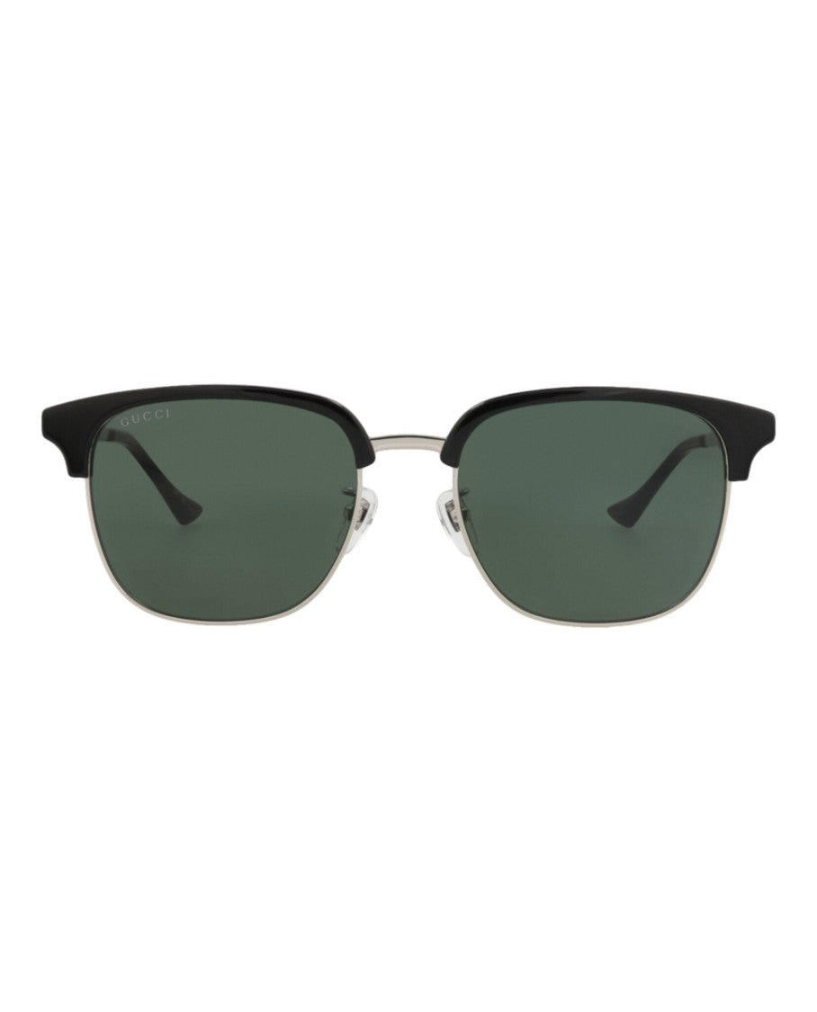 Gucci Square-Frame Sunglasses With Metal Frame And Recycled Acetate Temples