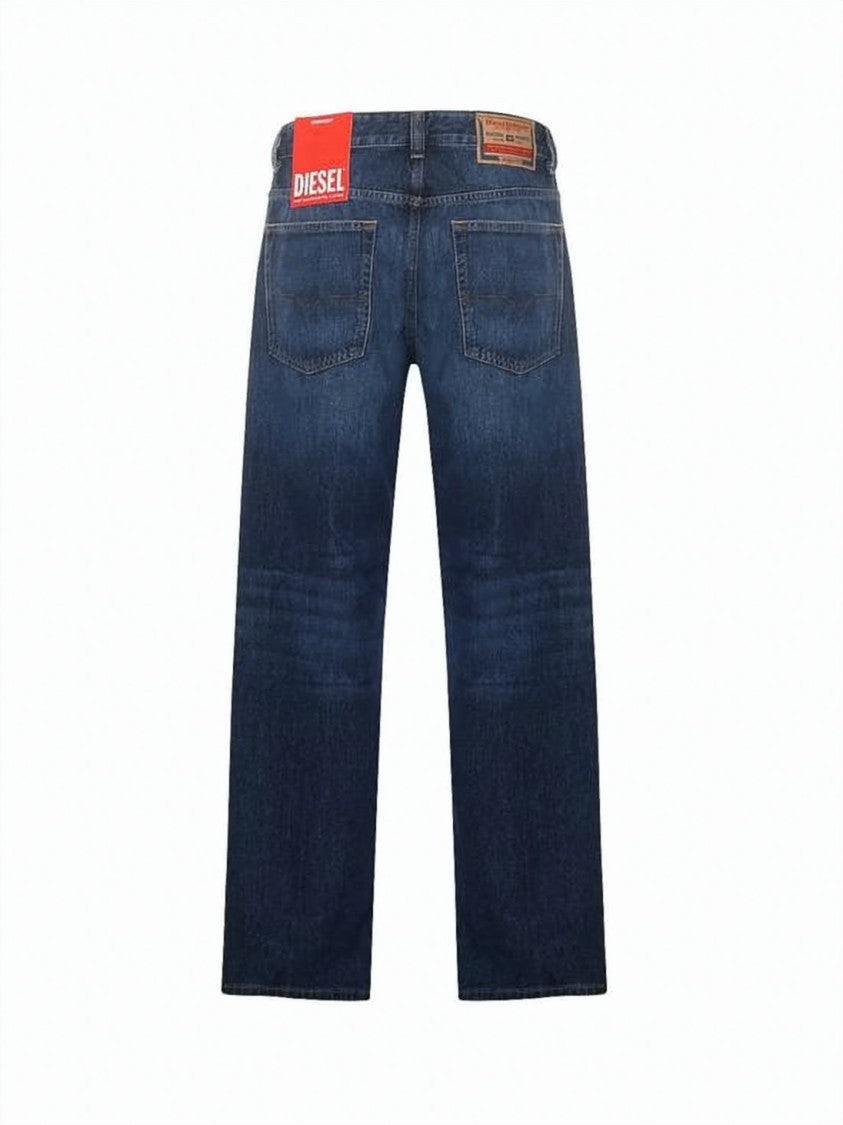 Diesel Relaxed Fit Denim Pants With Classic Five-Pocket Design