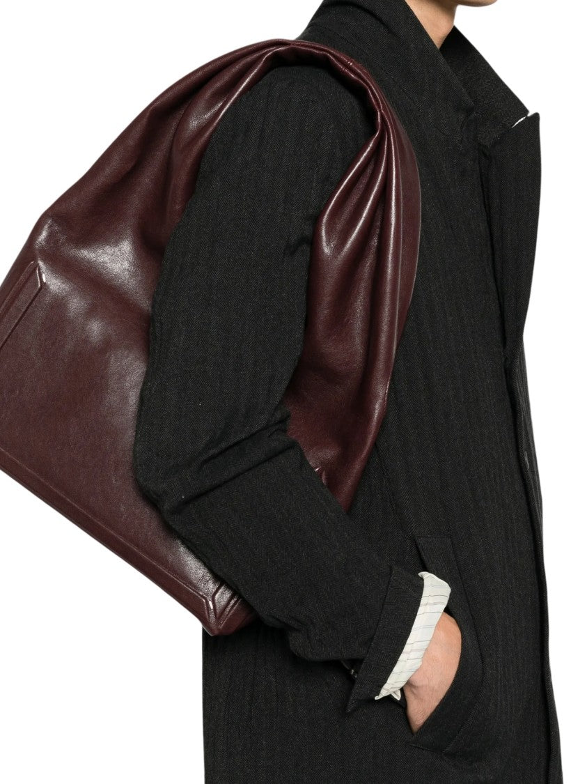 Maison Margiela Large Slouchy Glossy Leather Shoulder Bag