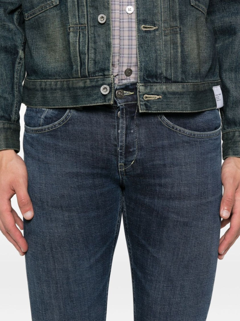 Dondup Dark Wash Slim-Fit Jeans