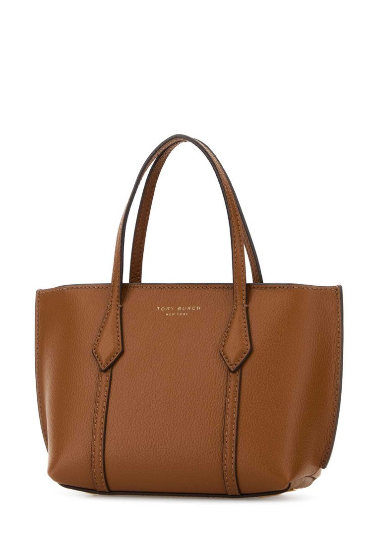Tory Burch Biscuit Leather Mini Perry Handbag