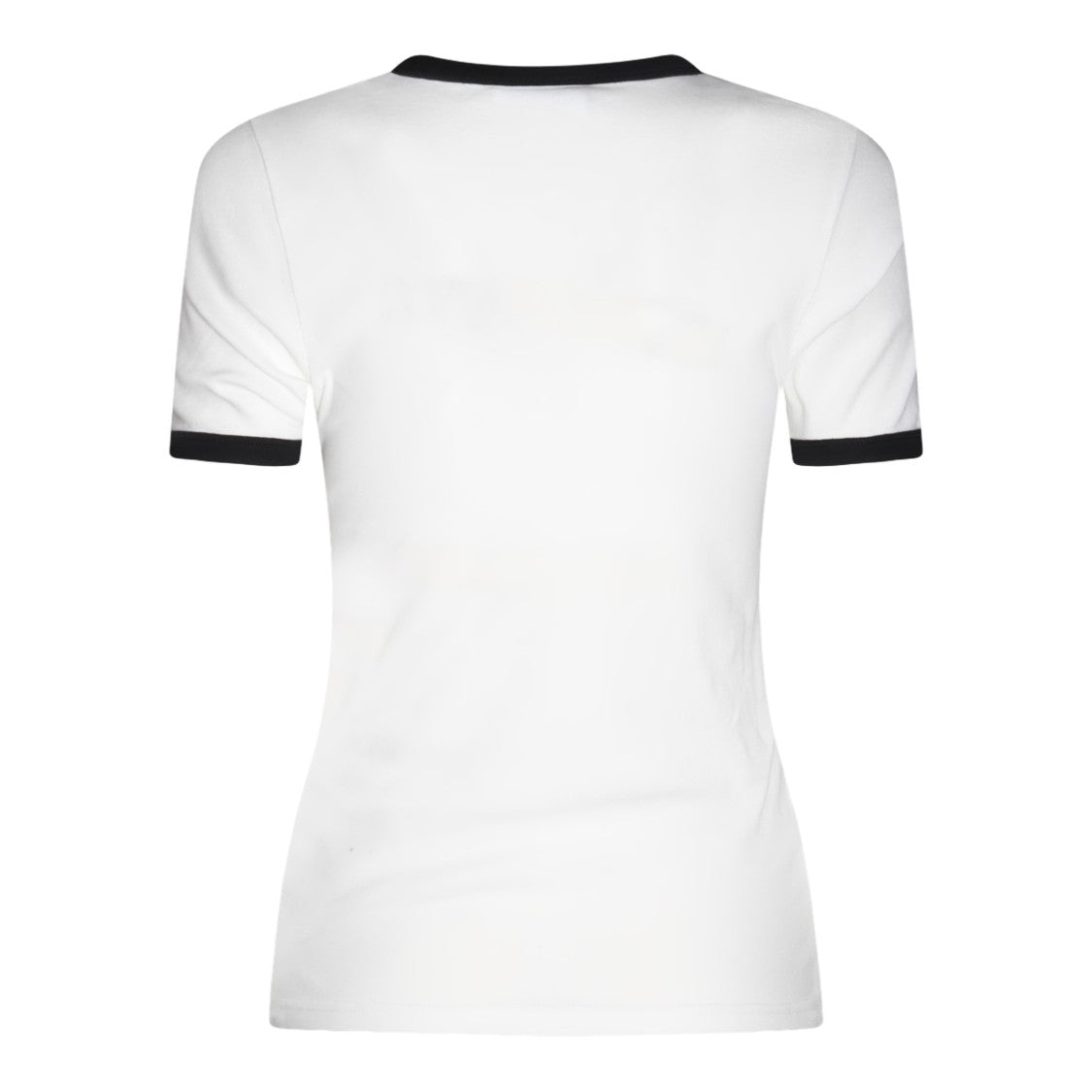 Courrèges Fitted Short-Sleeve T-Shirt With Contrasting Trim