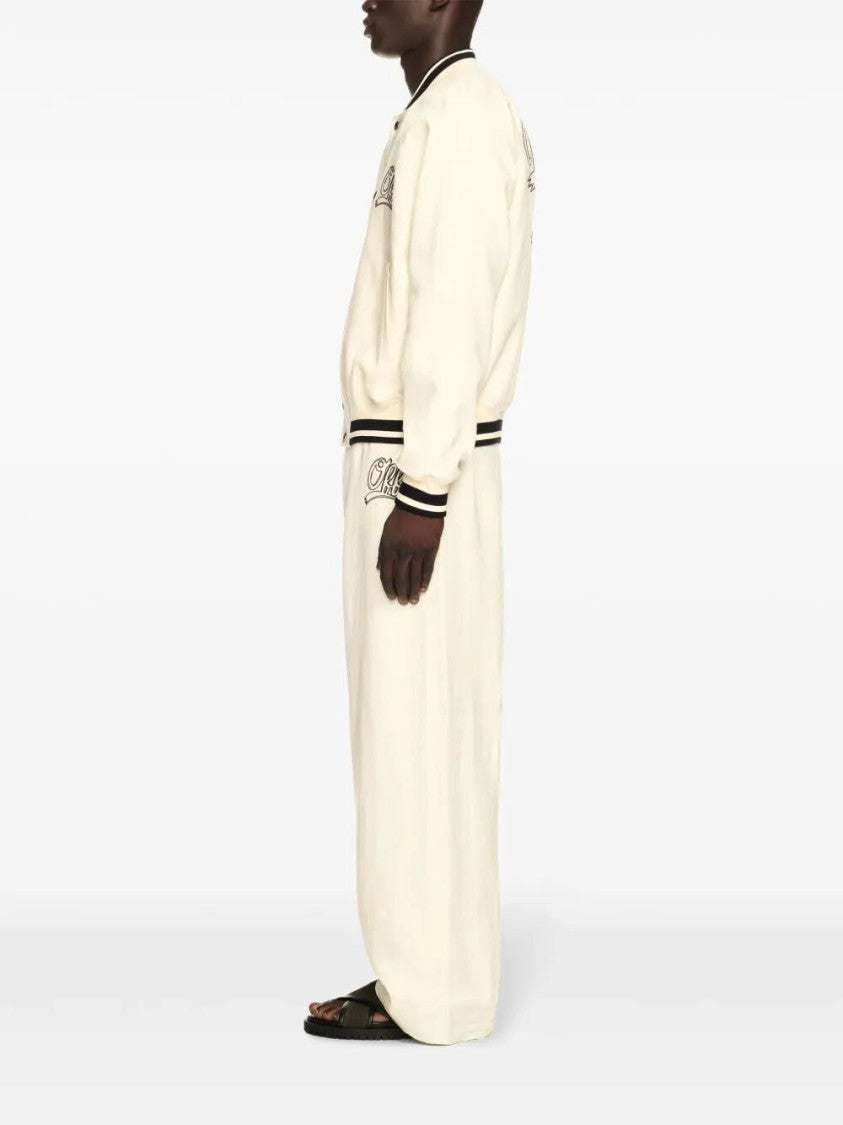 Off-White `Off Italic Souvenir` Varsity Jacket