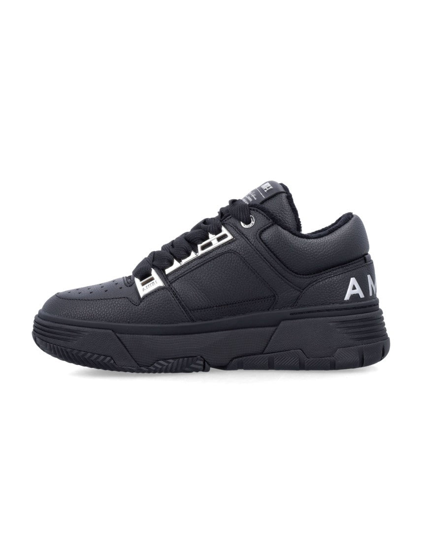 Amiri Metallic Ma-1 Textured Black Low-Top Sneakers