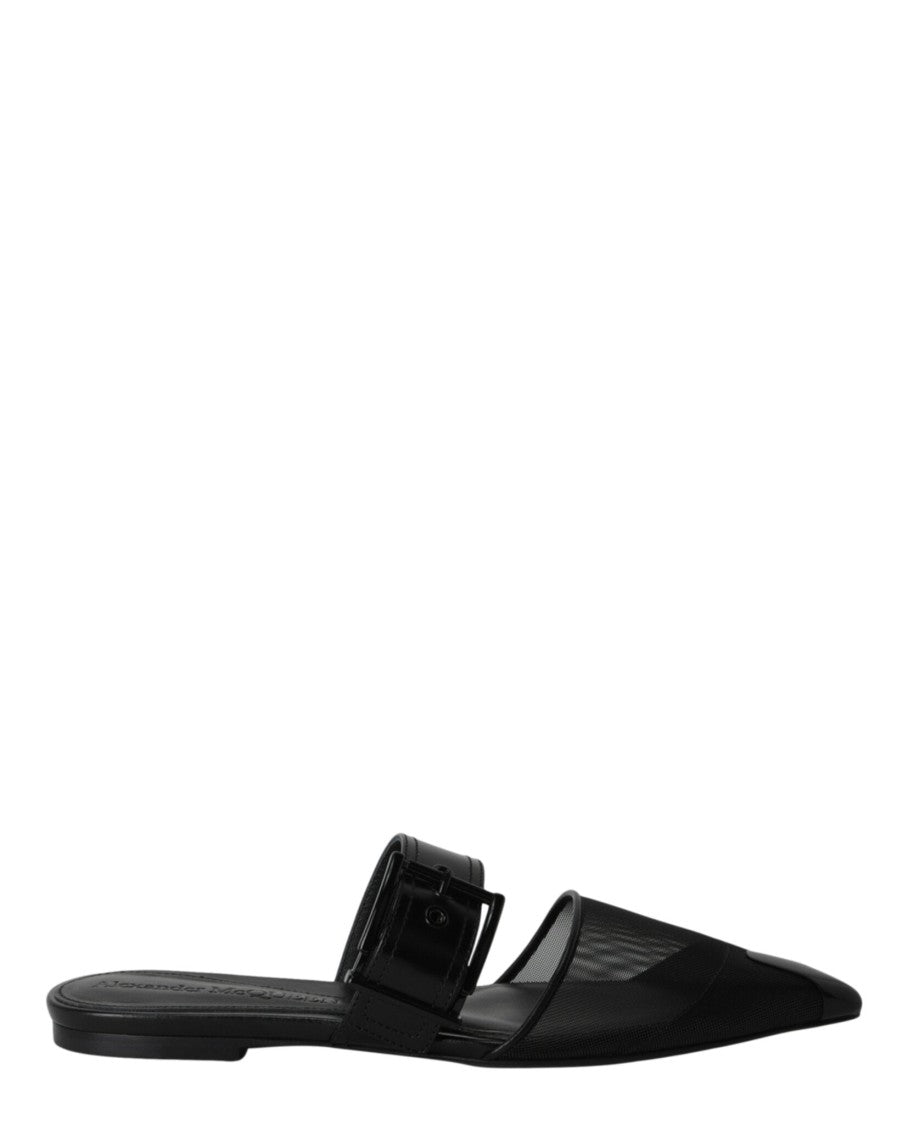Alexander Mcqueen Mesh Punk Mules
