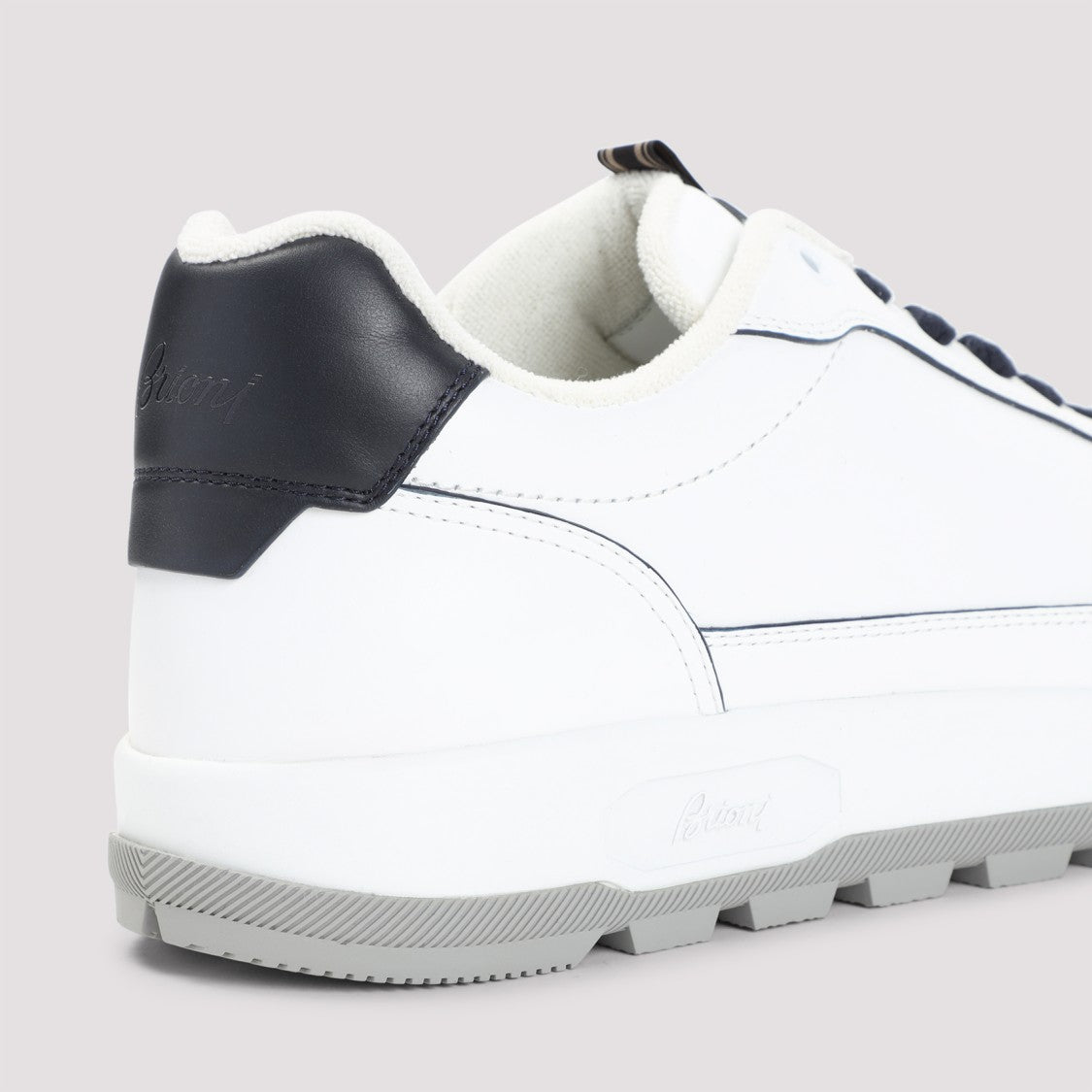 Brioni Golf White Leather Sneakers