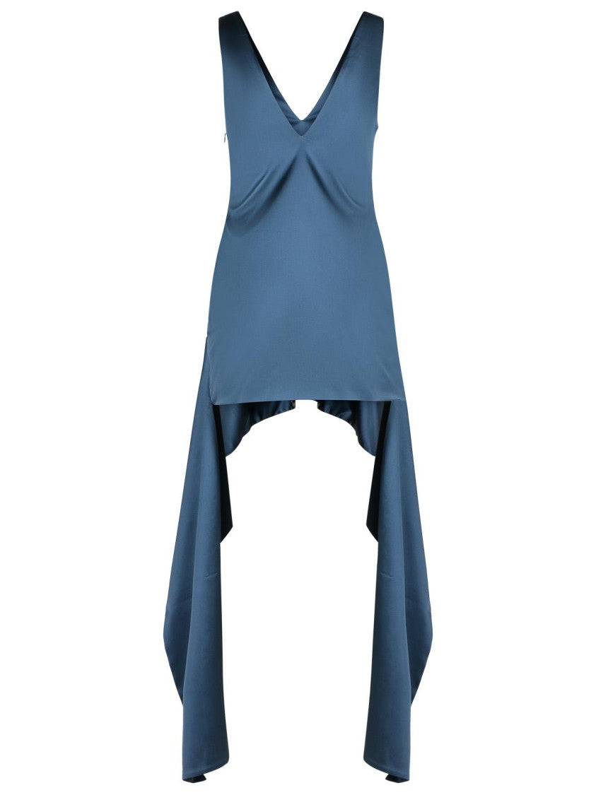 J. W. Anderson Dress In Blue Acetate Blend
