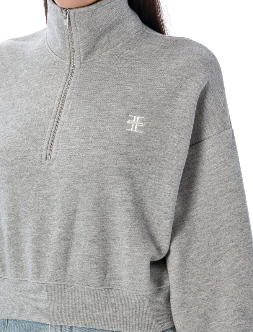 Eterne Half Zip Fleece Sweatshirt