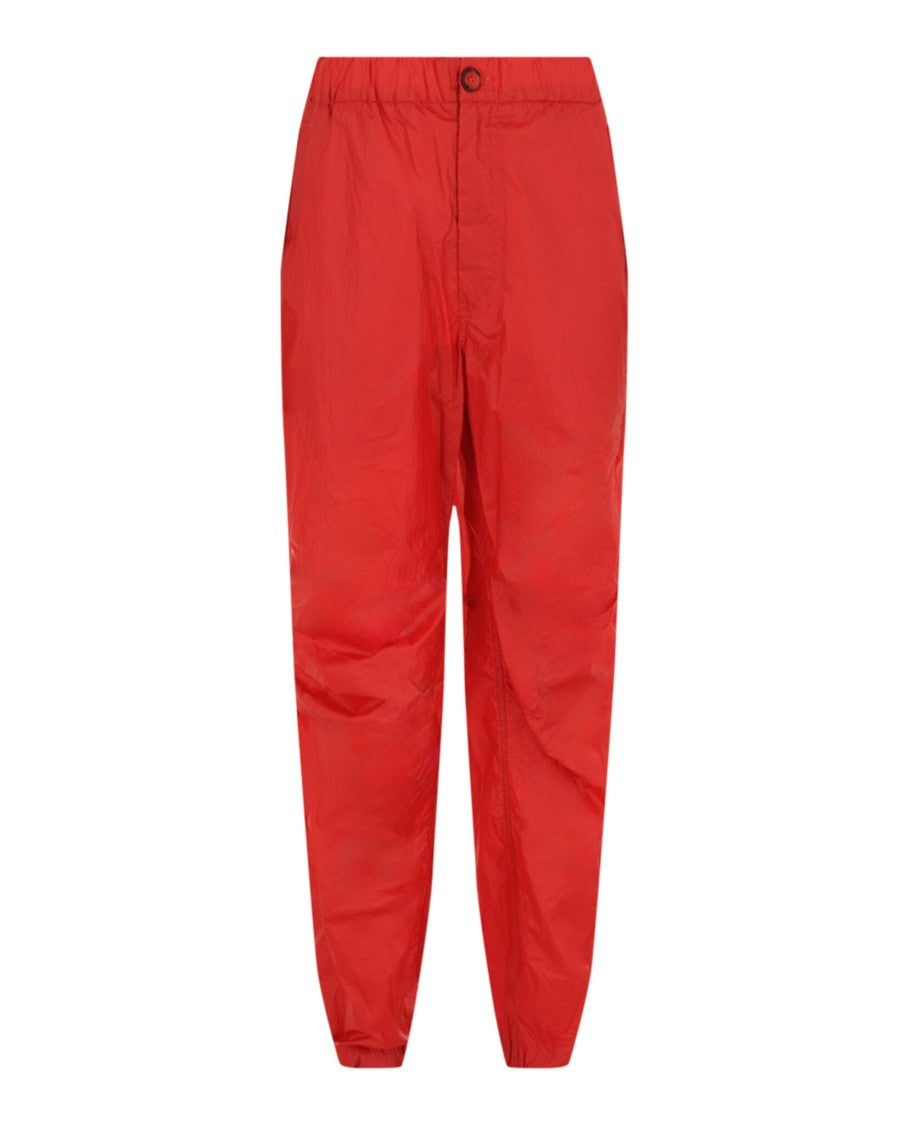 Ferragamo Coated Drawstring Straight-Leg Pants
