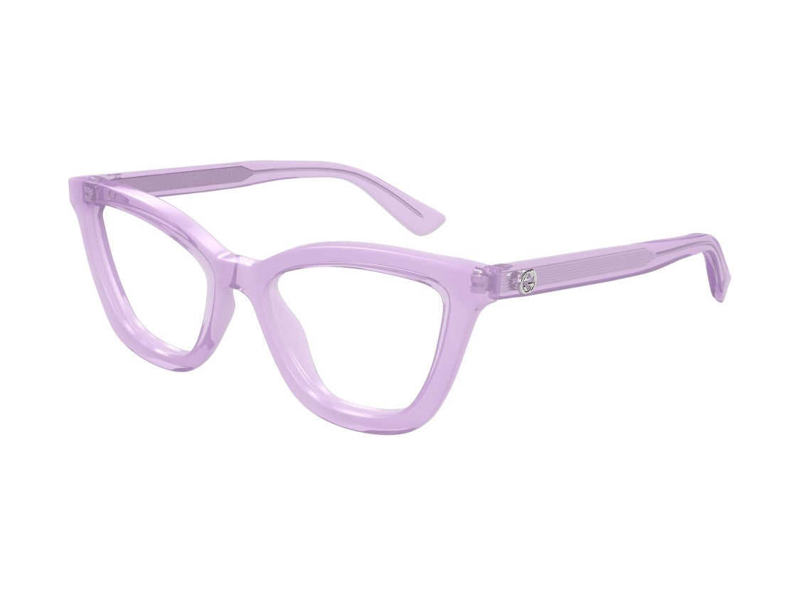 Gucci Translucent Lavender Gg1686o Cat-Eye Acetate Sunglasses