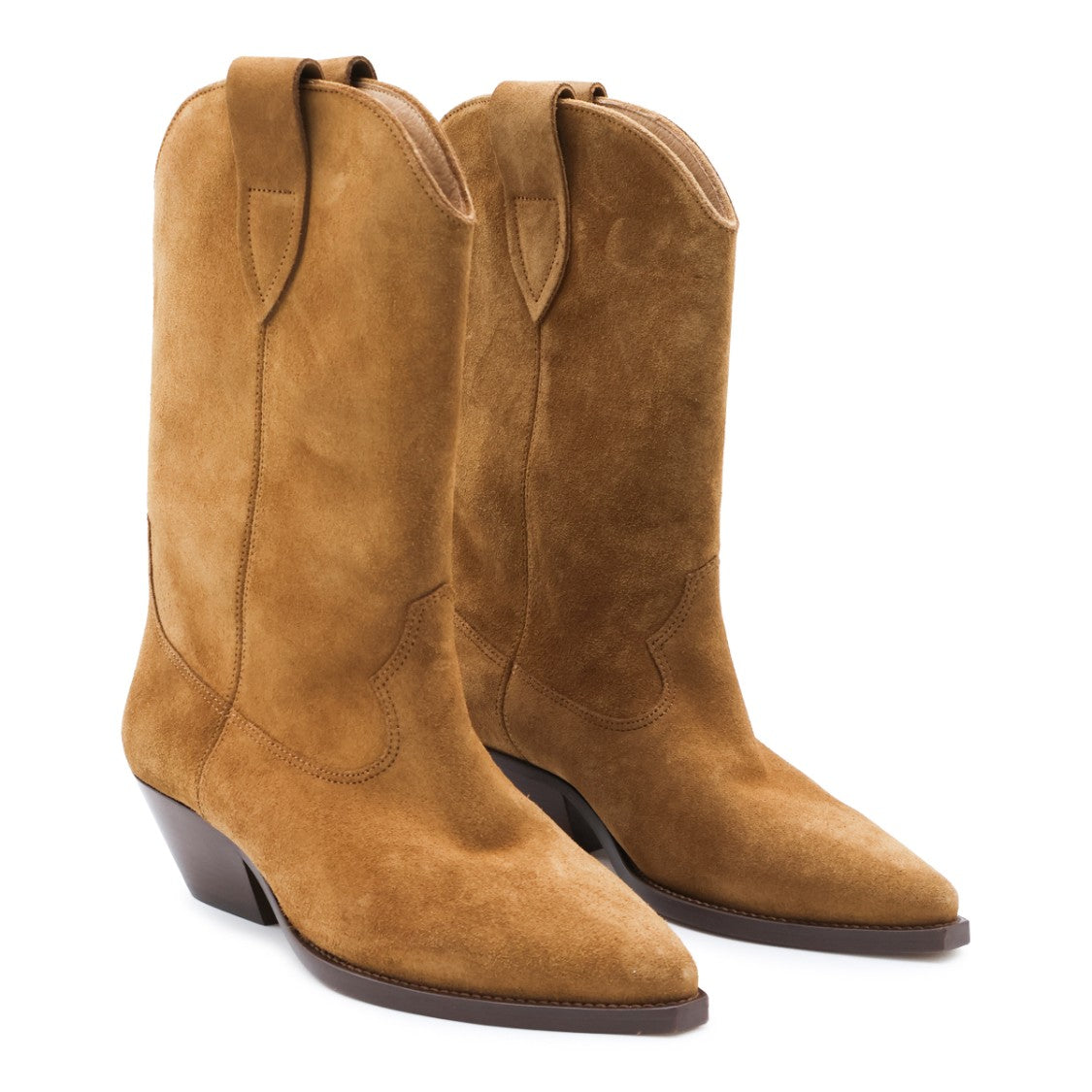 Isabel Marant Cognac Suede Duerto Boots