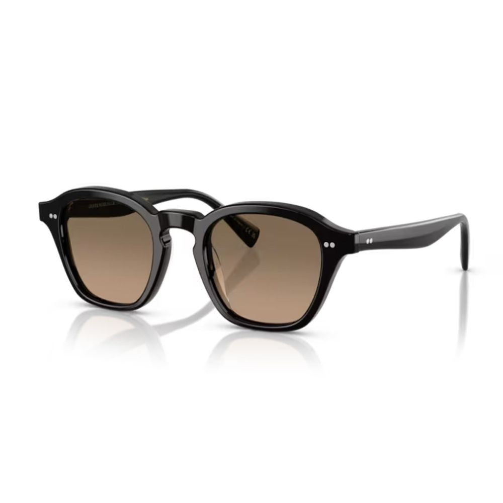 Oliver Peoples Ov5580su - Eyles Angular Black Acetate Sunglasses