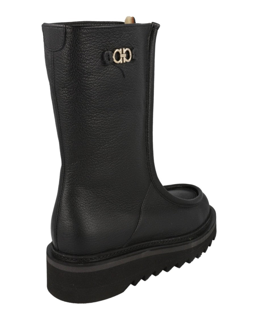 Ferragamo Eurialo F Leather Boots