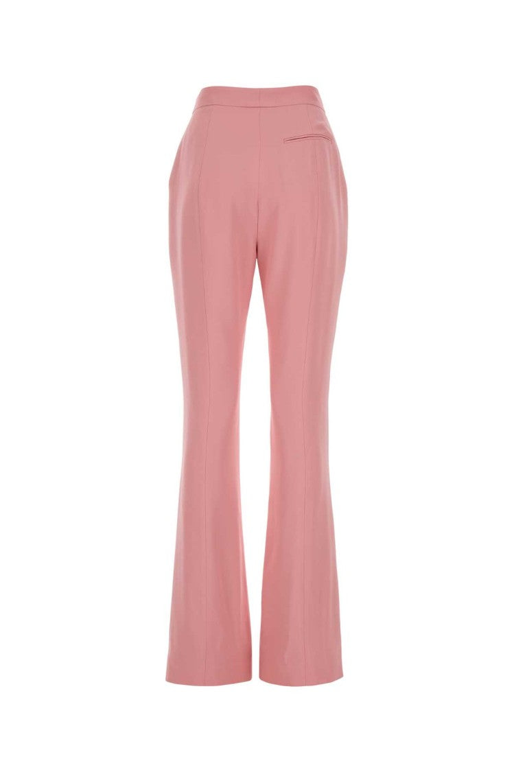 Alexander Mcqueen Pink Crepe Cigarette Pant