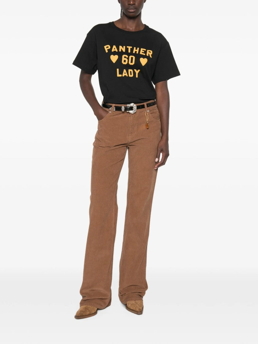 Valentino Black Heart Motifs Cotton T-Shirt