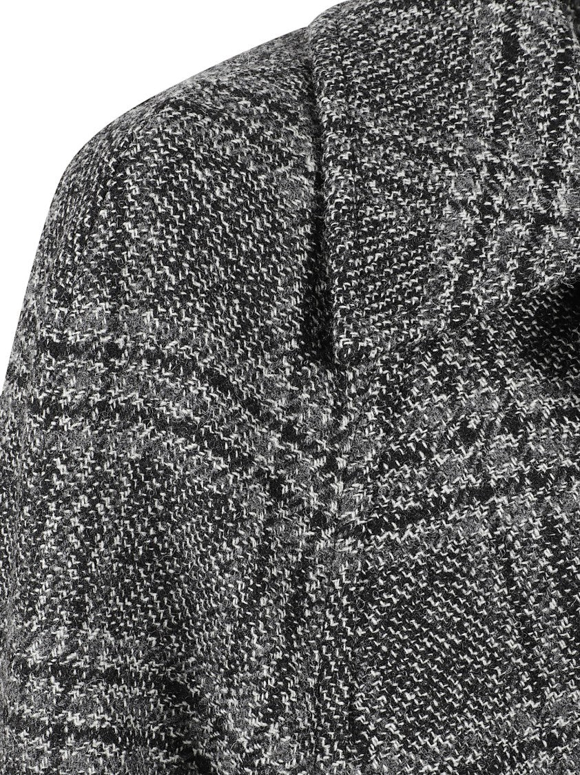 Balenciaga Vintage Checked Wool Coat