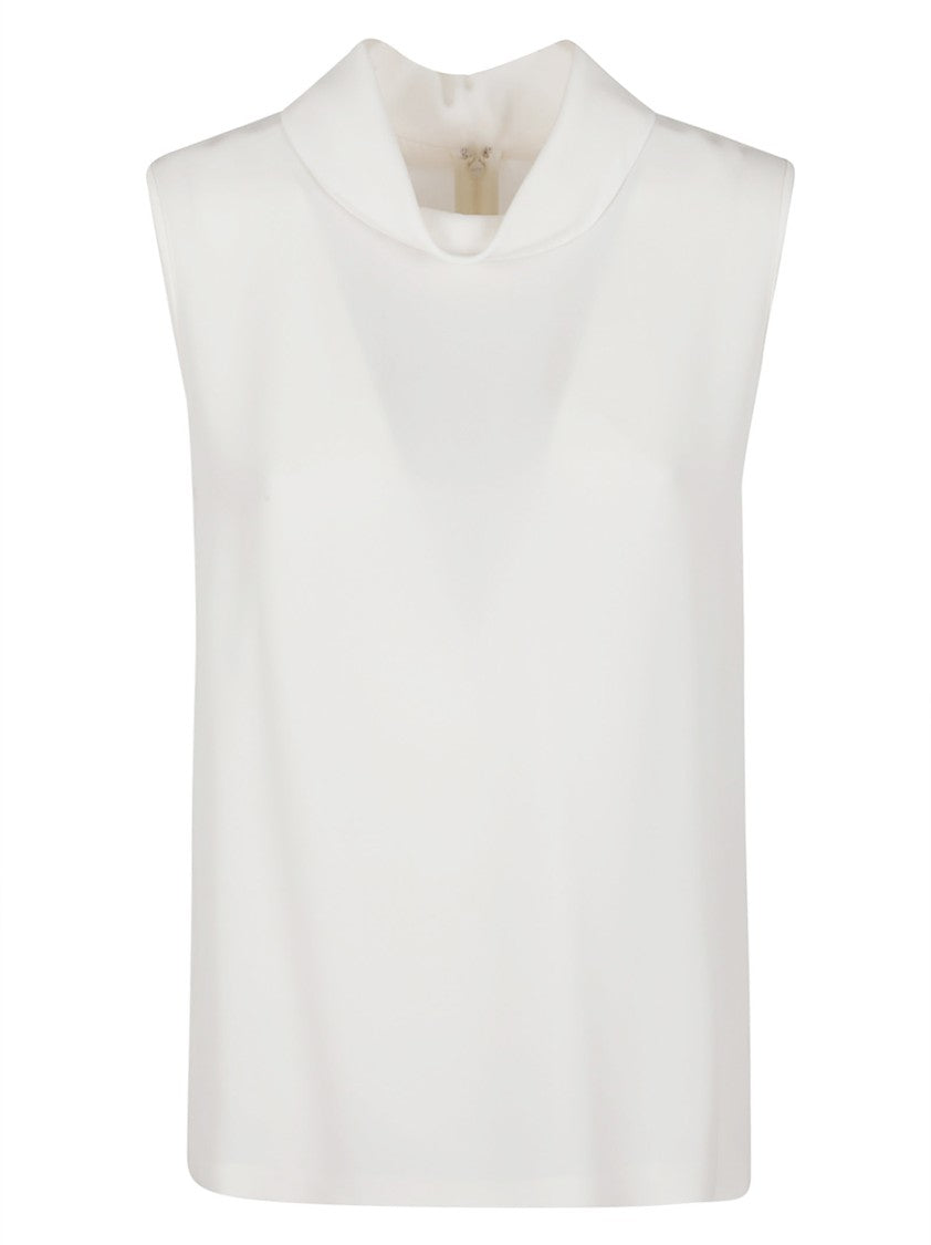 Valentino Silk Boat Neck Top