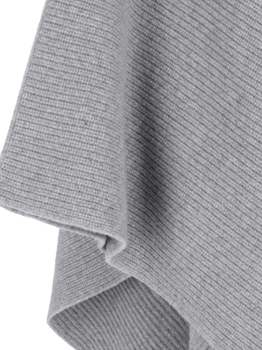 Stella Mccartney Wool And Cashmere Cape – Grey