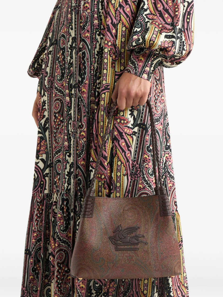 Etro Structured Handbag With Classic Paisley Pattern