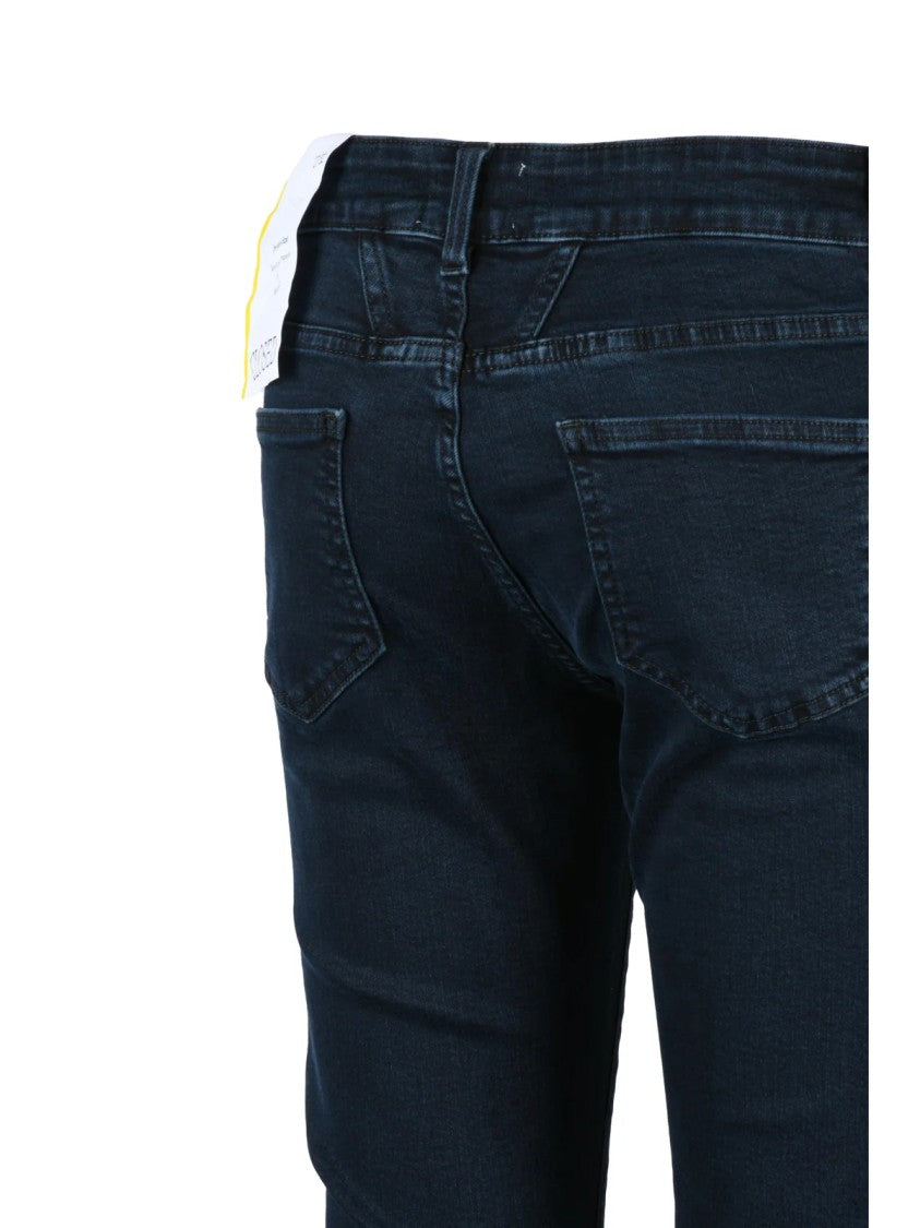 Closed Skinny Cropped Baker Jeans With Unique Multi-Design