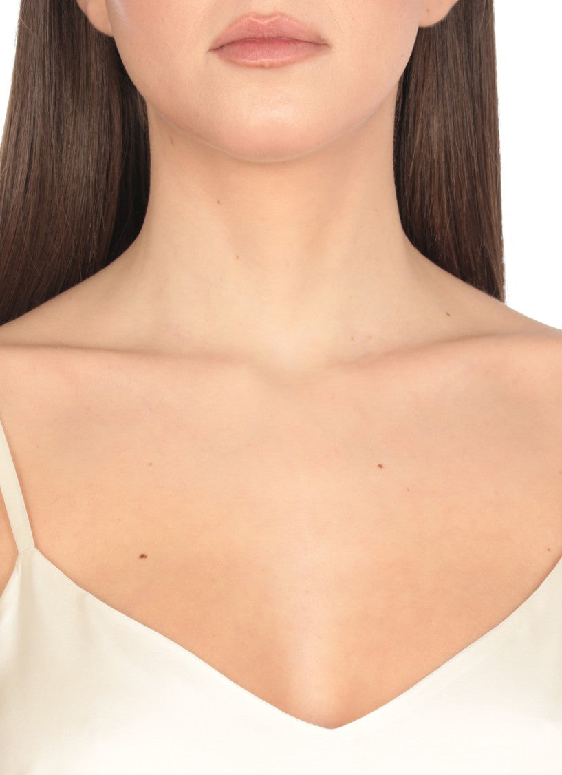 Peserico Aurea Ivory Viscose Top