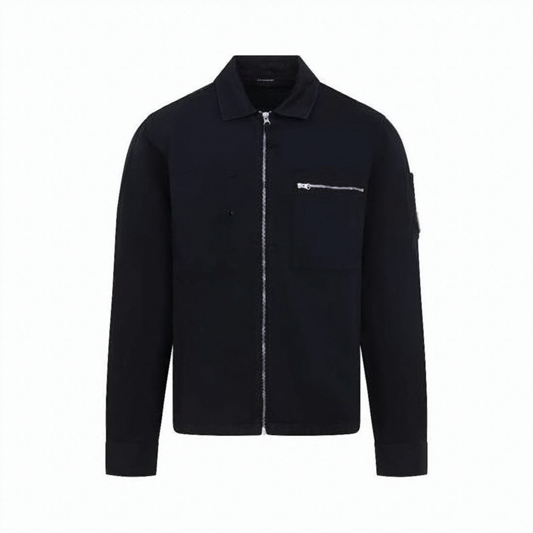 C.P. Company Zippered Jacket With Signature Lens Detail