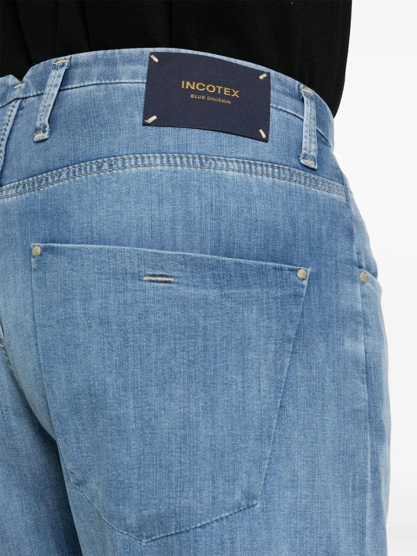 Incotex Light Blue Special Straight-Leg Jeans