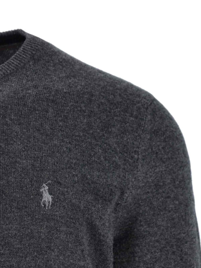 Polo Ralph Lauren Logo Wool Sweater – Grey