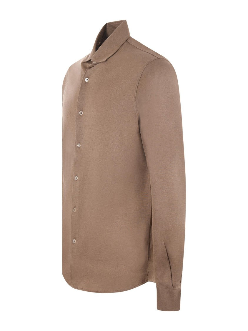 Filippo De Laurentis Button-Up Long-Sleeve Shirt With Classic Collar