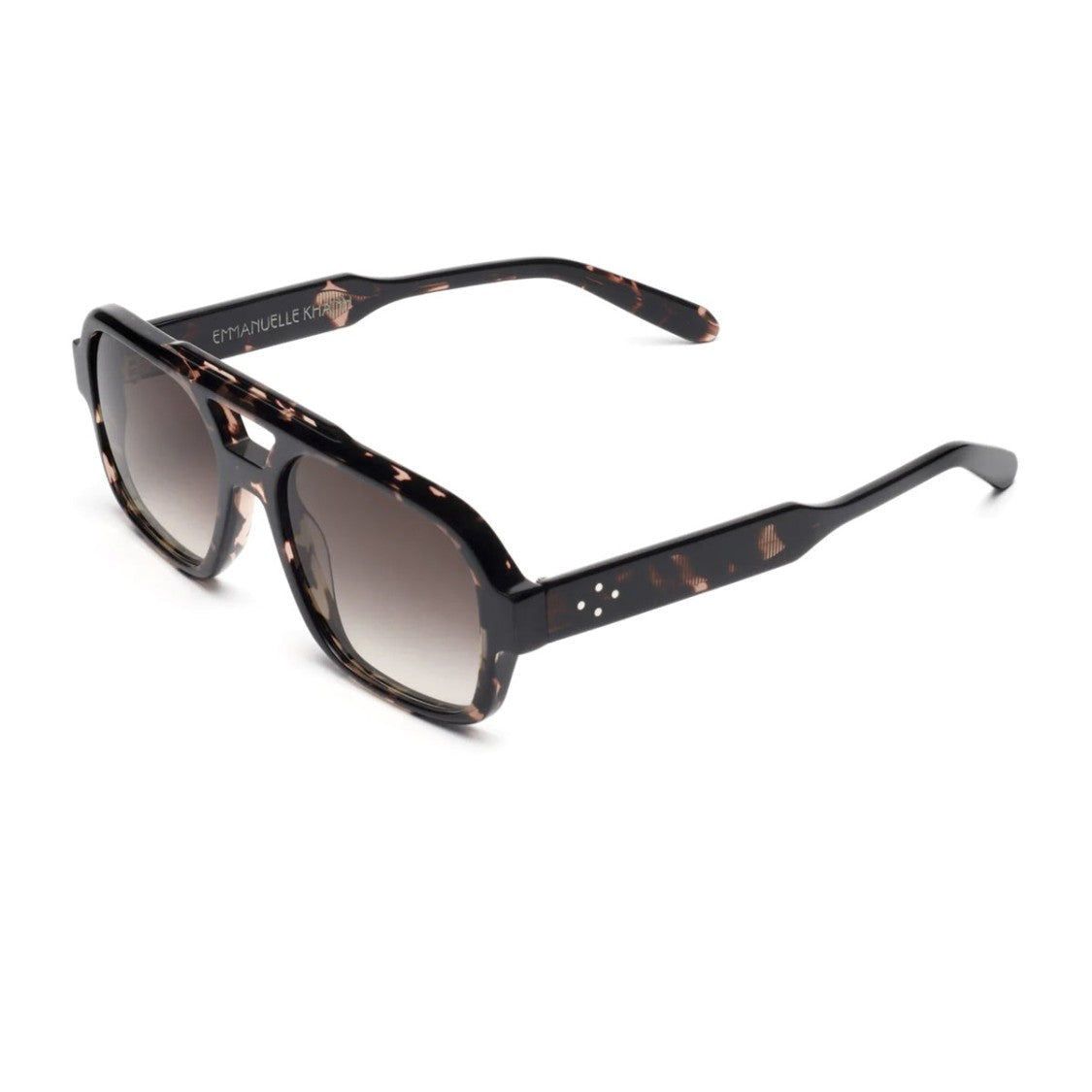 Emmanuelle Khanh Havana Hero Acetate Sunglasses