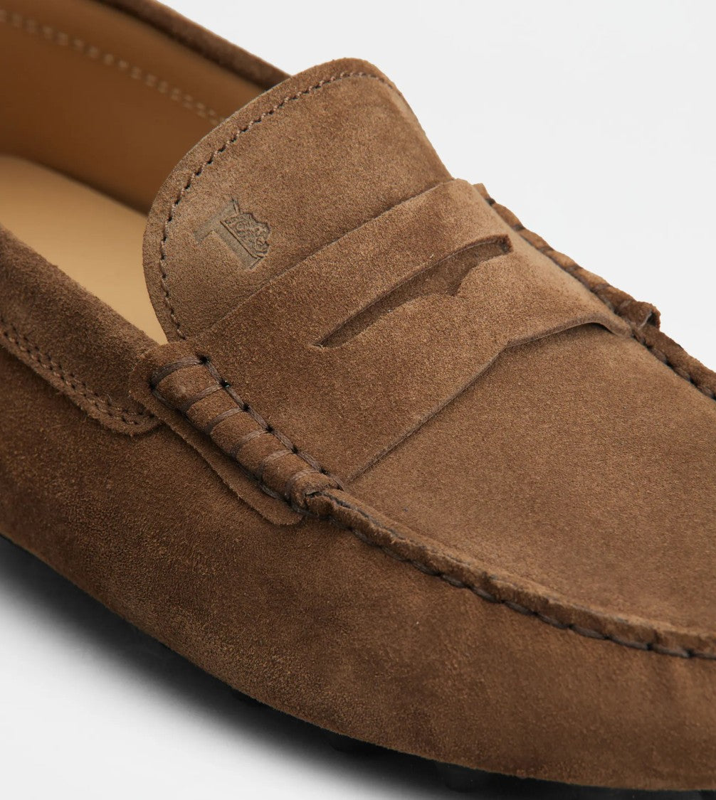 Tod's Brown Mocassino Gommino Macro 52K Shoes