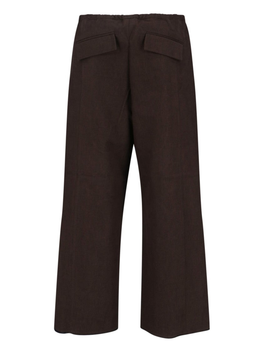 Sibel Saral Wide-Leg Trousers With Elastic Waistband And Minimalist Design