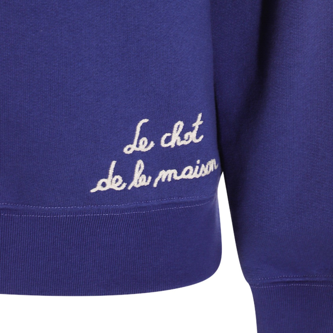 Valentino Blue Cotton Sweatshirt