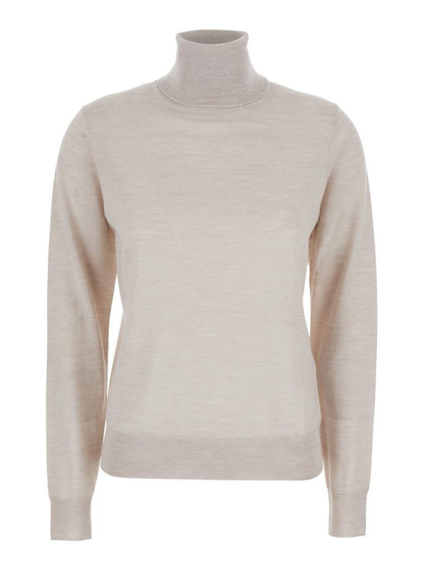 P.A.R.O.S.H. Fitted High Neck Sweater