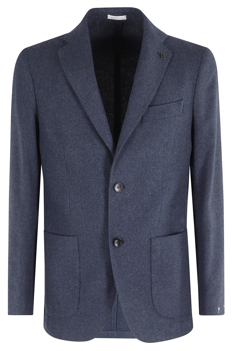 Breras Milano Lana Micro Tweed Blazer