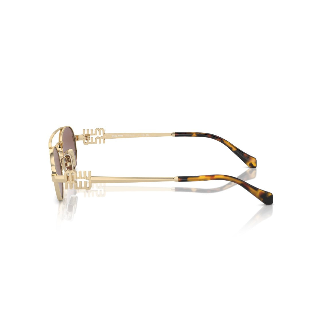 Miu Miu 0Mu 54Zs Oval-Shaped Sunglasses