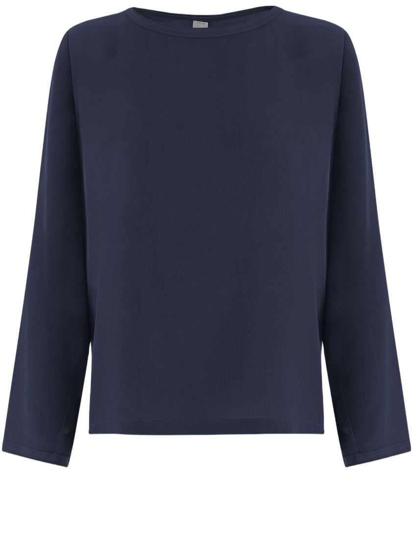 Q-Wins Silk Knit Sweater