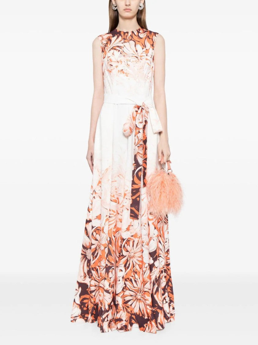 Saiid Kobeisy Crepe Printed Jumpsuit