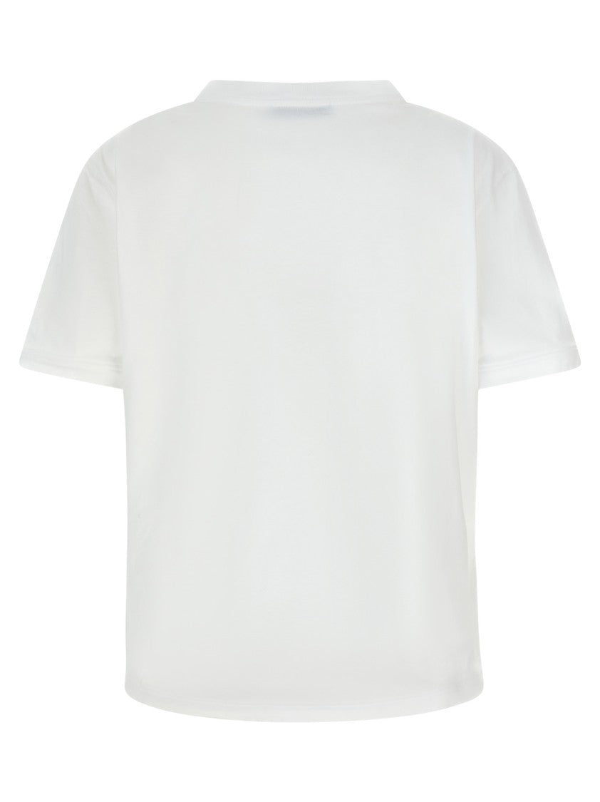 Prada Customizable Cotton Jersey T-Shirt With Wire Detail