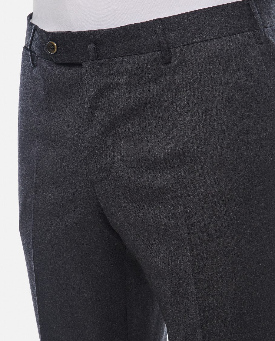 Pt01 Pantalone Flanella Slim
