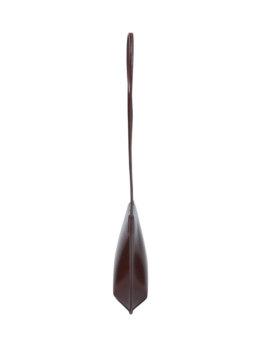 Fane Brown Patent Leather Bra Shoulder Bag