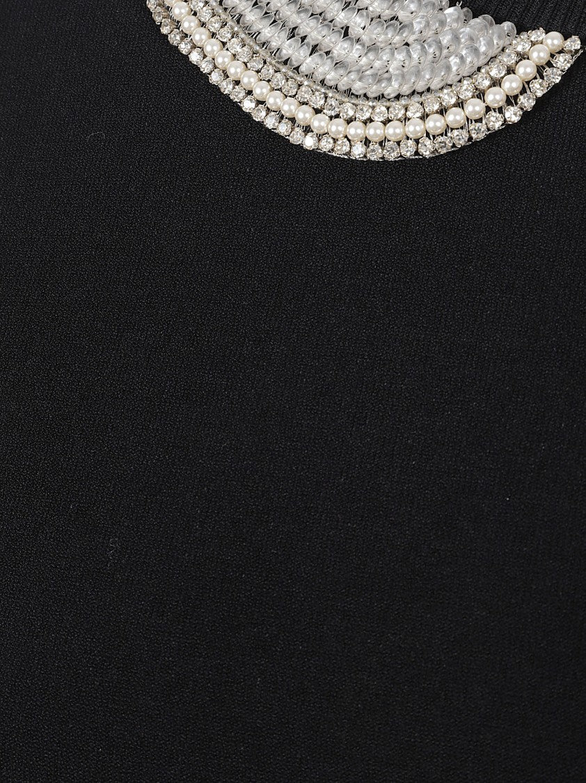 Valentino Garavani Embellished Collar Mini Dress