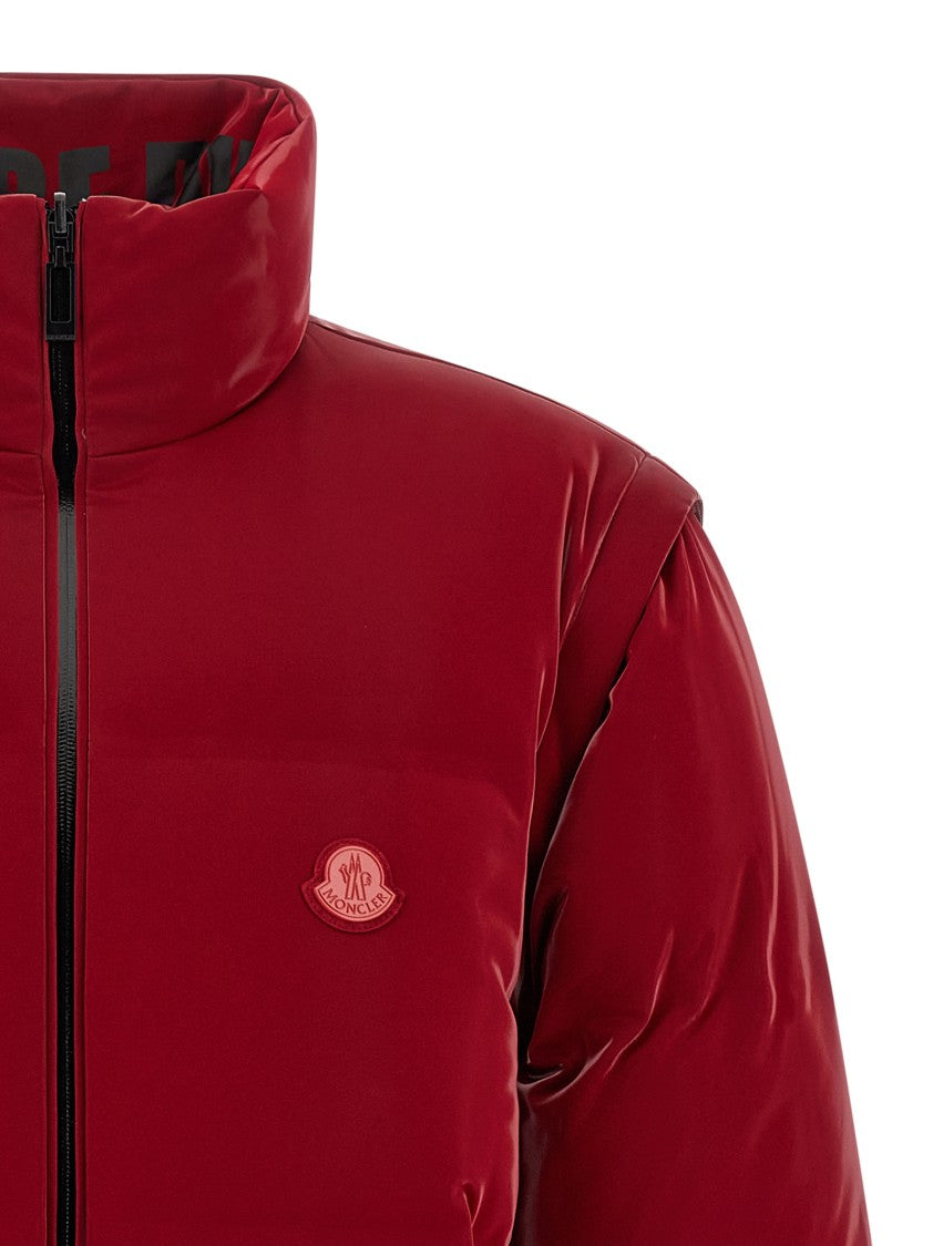 Moncler Genius Reversible Padded Down Jacket With High Neck And Bold Prints
