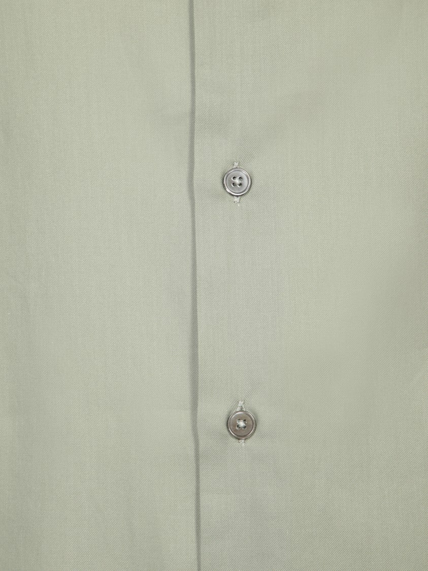 Paul Smith Cotton Shirt With Design And Fit