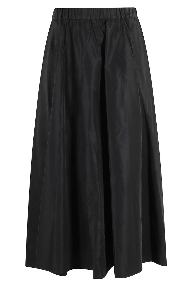 Aspesi Flared Midi Skirt With Elasticized Waistband