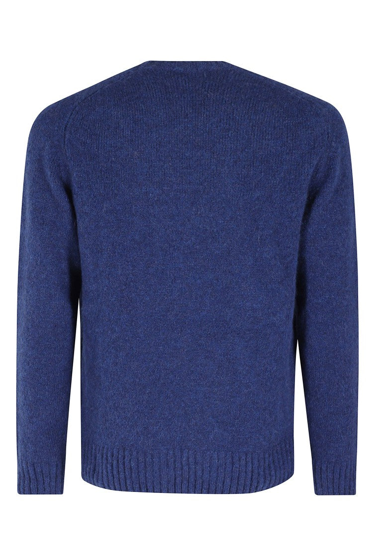 Filippo De Laurentiis Royal Blue Alpaca Blend Sweater