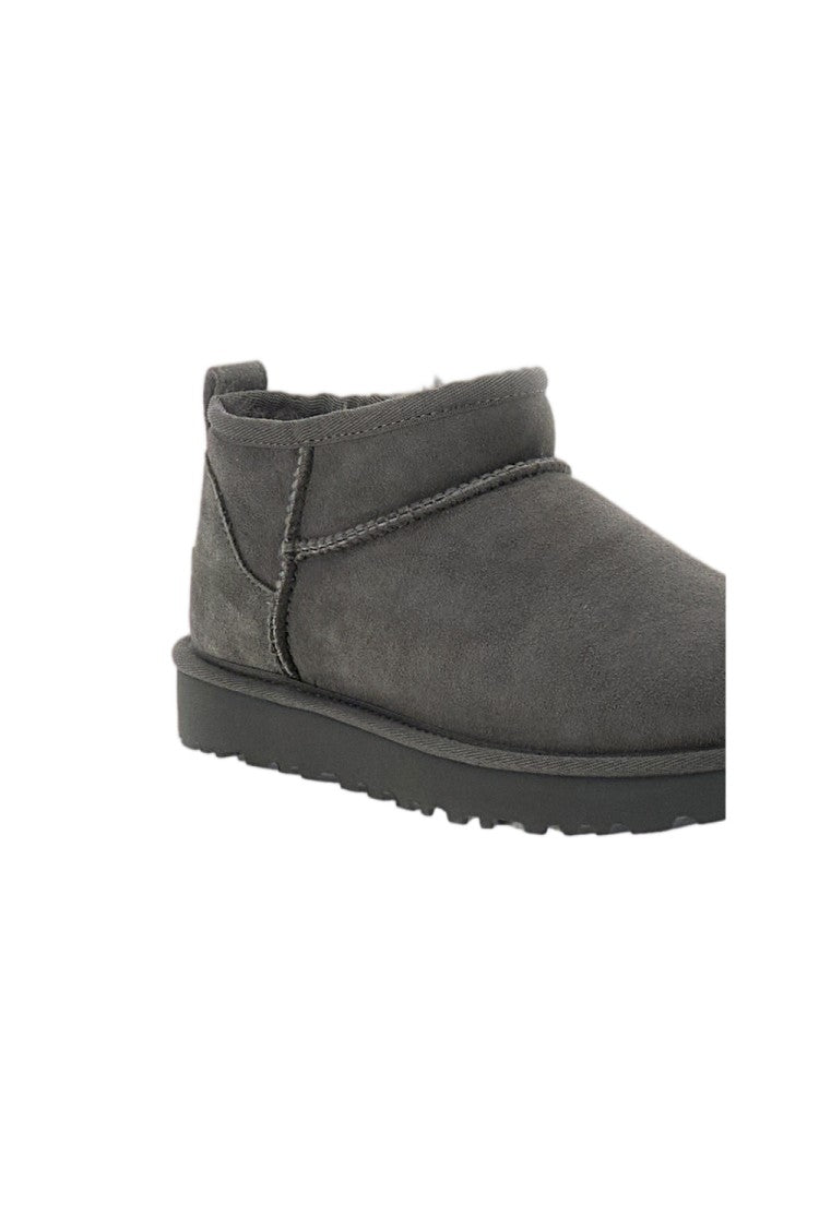 Ugg Grey Classic Ultra Mini Sheepskin Boots