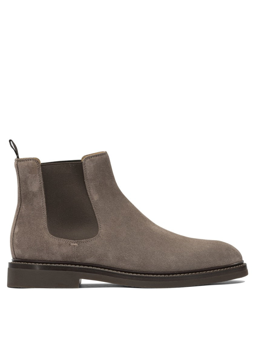 Brunello Cucinelli Suede Ankle Boots
