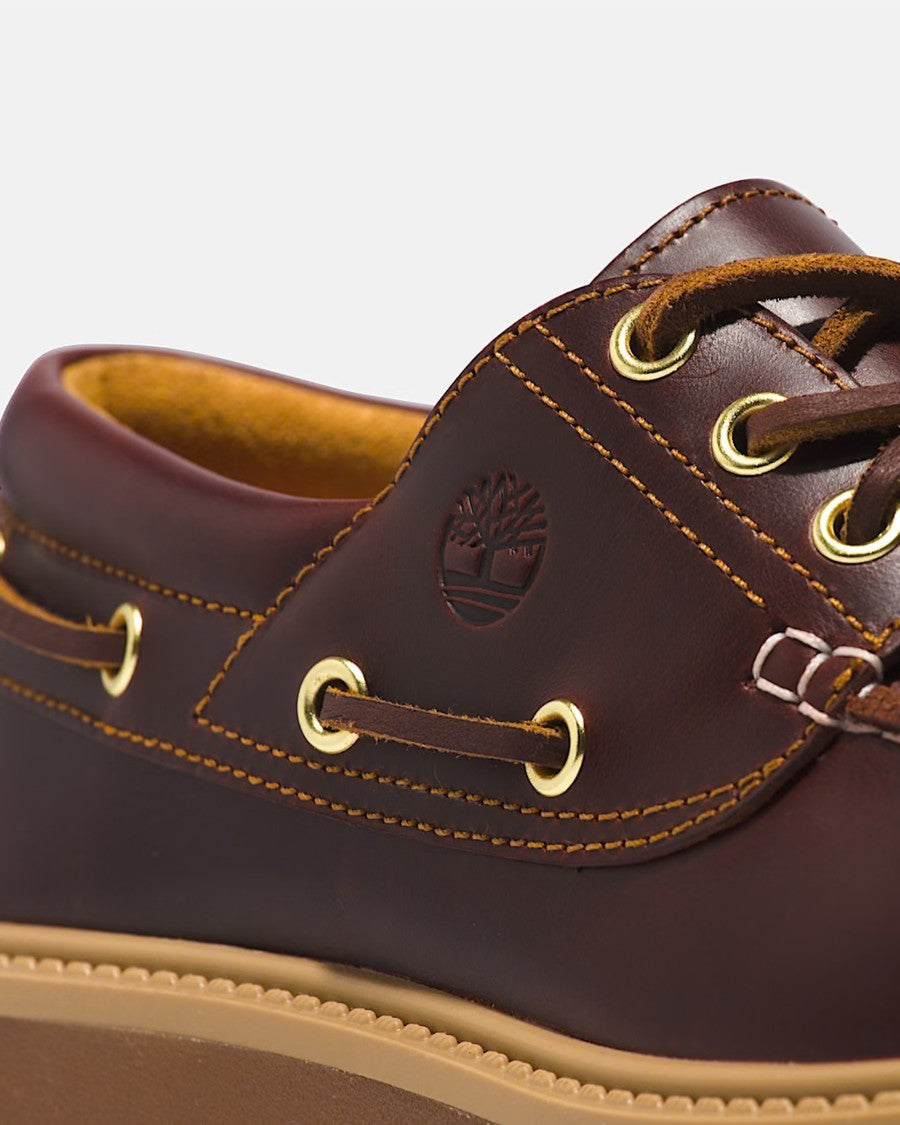 Timberland Dark Brown Stone Street Platform Boat Shoes