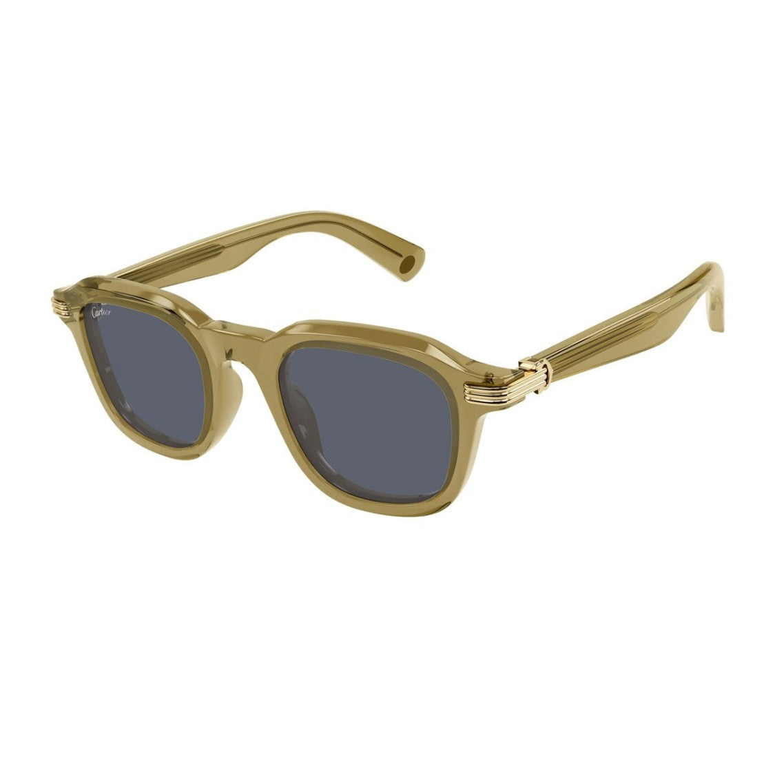 Cartier Beige Ct0536s Première De Cartier Recycled Acetate Sunglasses